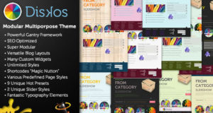 Diskos – Modulares Mehrzweck-WordPress-Vorlage