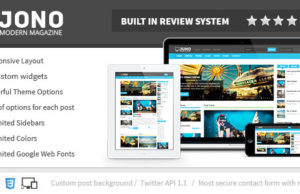 Jono Responsive WordPress Magazin Thema