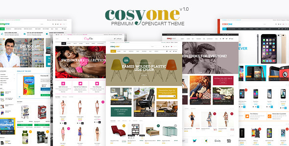 CosyOne - Premium Mehrzweck Opencart Vorlage