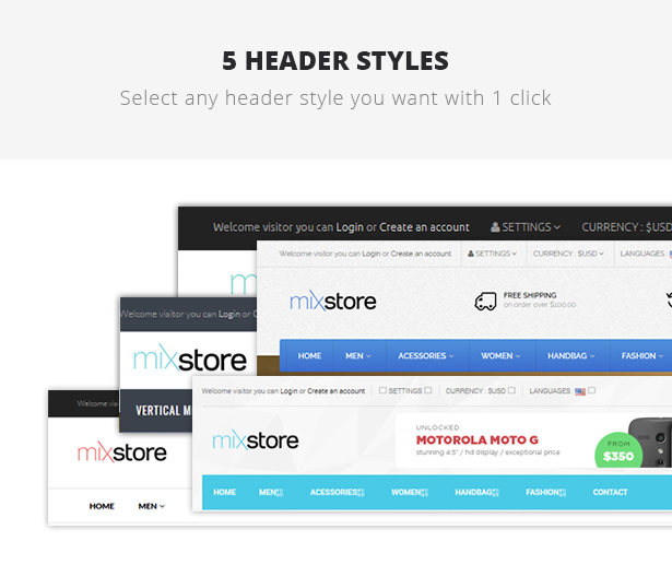 MixStore - MultiShop WooCommerce Template