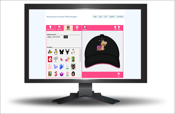 WooCommerce Kundenspezifischer T-Shirt Designer