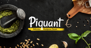 Pikant – Ein Restaurant, Bar und Café Template