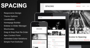 Abstand: Responsive, Minimal & Bold WP Vorlage