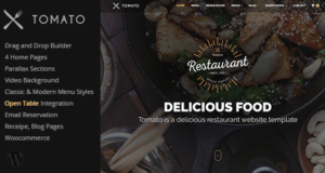 Tomaten – Restaurant, Cafe, Espresso WordPress Layout