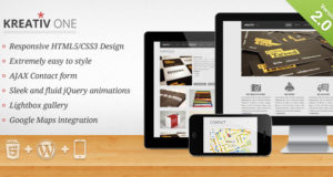 Kreativ One – Responsives WP OnePage-Portfolio
