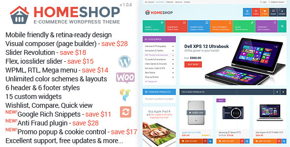 Startseite Shop - Premium WooCommerce Vorlage "title =" Startseite Shop - Premium WooCommerce Vorlage