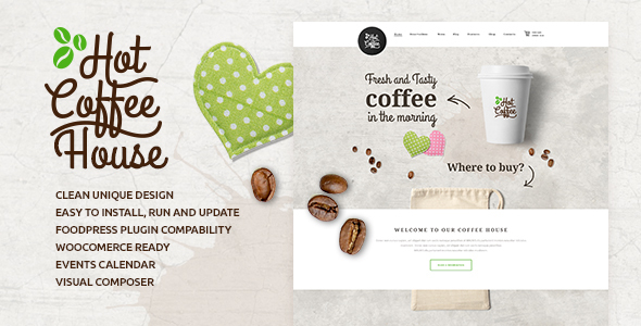 Heißer Kaffee | Café / Restaurant / Bar Thema