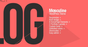 Männlich – Responsive WordPress Template