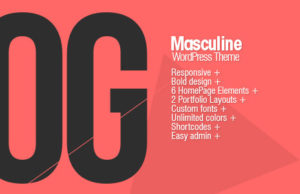 Männlich – Responsive WordPress Template