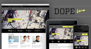 Schmiere, ein responsives WordPress Portfolio Vorlage