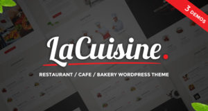 LaCuisine – Restaurant WordPress Layout
