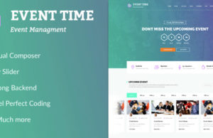 Veranstaltungszeit – Konferenz & Event WordPress Template