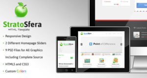 StratoSfera – Responsives WordPress Vorlage