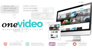 OneVideo – Video Gemeinschaft & Medien WordPress Layout