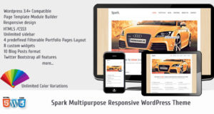 Spark Responsive Mehrzweck-WP-Thema