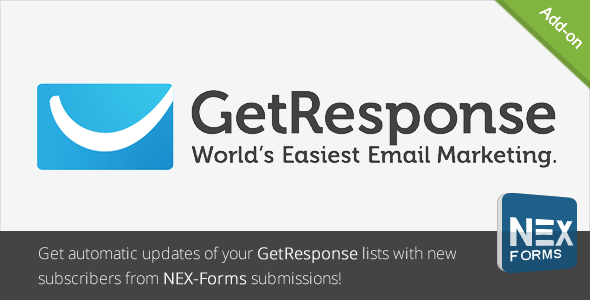 GetResponse für NEX-Formulare - CodeCanyon Artikel zum Verkauf