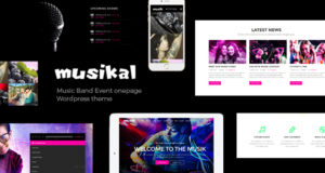 Musik – OnePage Musik WordPress Template