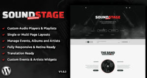 Sound Stage – Ein professionelles WordPress Template für Musik & Bands