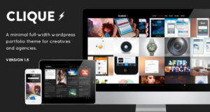 Clique – AJAX Responsives Portfolio WordPress Layout