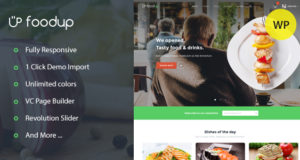 FoodUp – Essen & Restaurant WordPress Layout