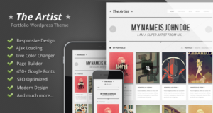 Der Künstler – Clean Responsive Portfolio Layout