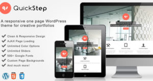 QuickStep – Responsive One Page Portfolio Thema