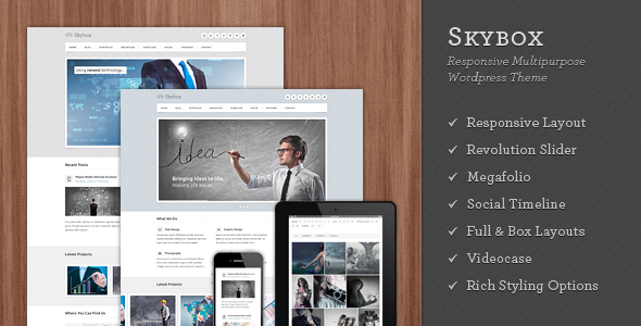 Langwelle - Mehrzweck Responsive WordPress Vorlage