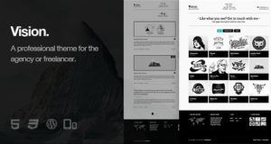 Vision – Responsives WordPress Vorlage