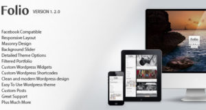 Folio – Responsive Photographen WordPress Template