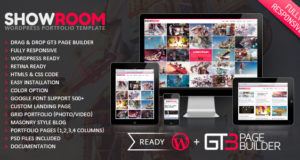 Showroom Portfolio Retina bereit WP Thema