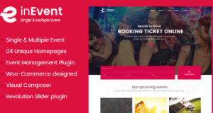 Event Management – Mehrzweckveranstaltung, Konferenz WordPress Template