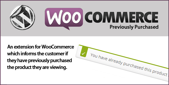 WooCommerce zuvor gekauft