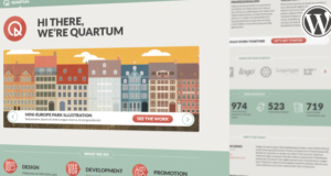 Quartum Responsive Portfolio WP Thema