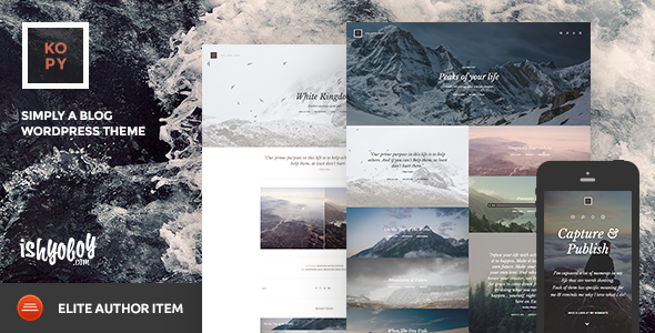 Kopy WP - Einfach ein Blog WordPress Template