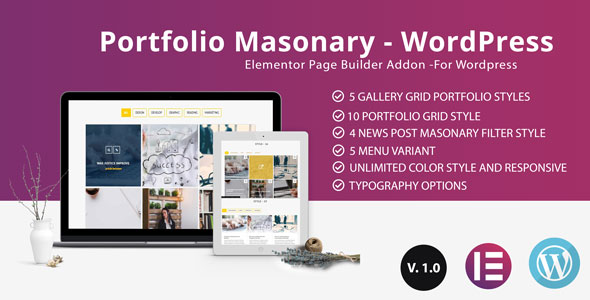 Portfolio - Gitter-Maurer-Portfolio-Filter-Plugin für Elementor Page Builder