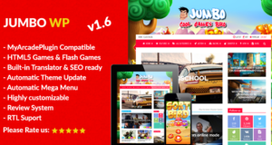 Jumbo – WordPress-Magazin & Arcade-Template für HTML5-Spiele