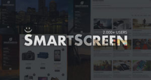 SmartScreen Fullscreen Responsive WordPress Template