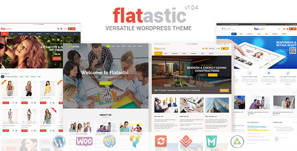 Flatastic - vielseitiges WordPress Vorlage