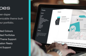 Pipes, ein Super-Duper Anpassbares WordPress Vorlage