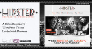 Hipster – Retro Responsive WordPress Vorlage