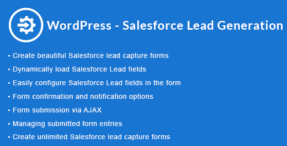 WordPress - Salesforce Leadgenerierung | WordPress - Salesforce Lead Capture