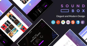 SoundBox | Responsives WordPress-Vorlage für einfache digitale Downloads