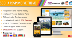 Socha Responsives WordPress Vorlage