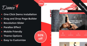 Tanzakademie – Tanzstudio WordPress Template