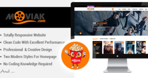 AmyMovie – Film und Kino WordPress Template