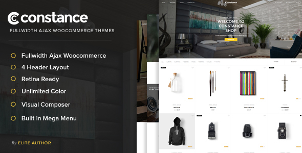 Constance – Vollbreite AJAX WooCommerce Vorlage