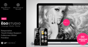 Ego OnePage Parallax Responsives WordPress Vorlage
