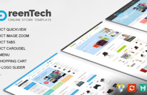 GreenTech – Responsives WooCommerce-Vorlage für Shopping