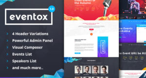 Eventox | Veranstaltung Konzert & Konferenz WordPress Vorlage