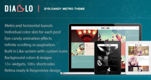 Diablo – Augenschmaus Minimal Responsive WP Template